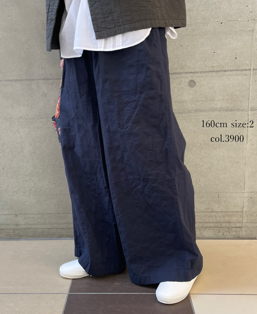 ●NMDS26212(パンツ) 60s STITCHED ORGANIC CAMBRIC EASY PANTS
