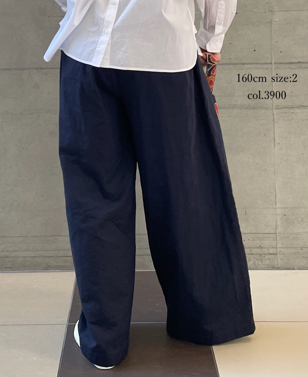 ●NMDS26212(パンツ) 60s STITCHED ORGANIC CAMBRIC EASY PANTS