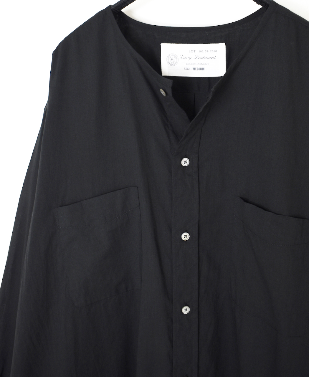 ●NVL2311CV (シャツ) 80s ORGANIC VOILE PLAIN CREW-NECK L/SL OVERSIZED SHIRT