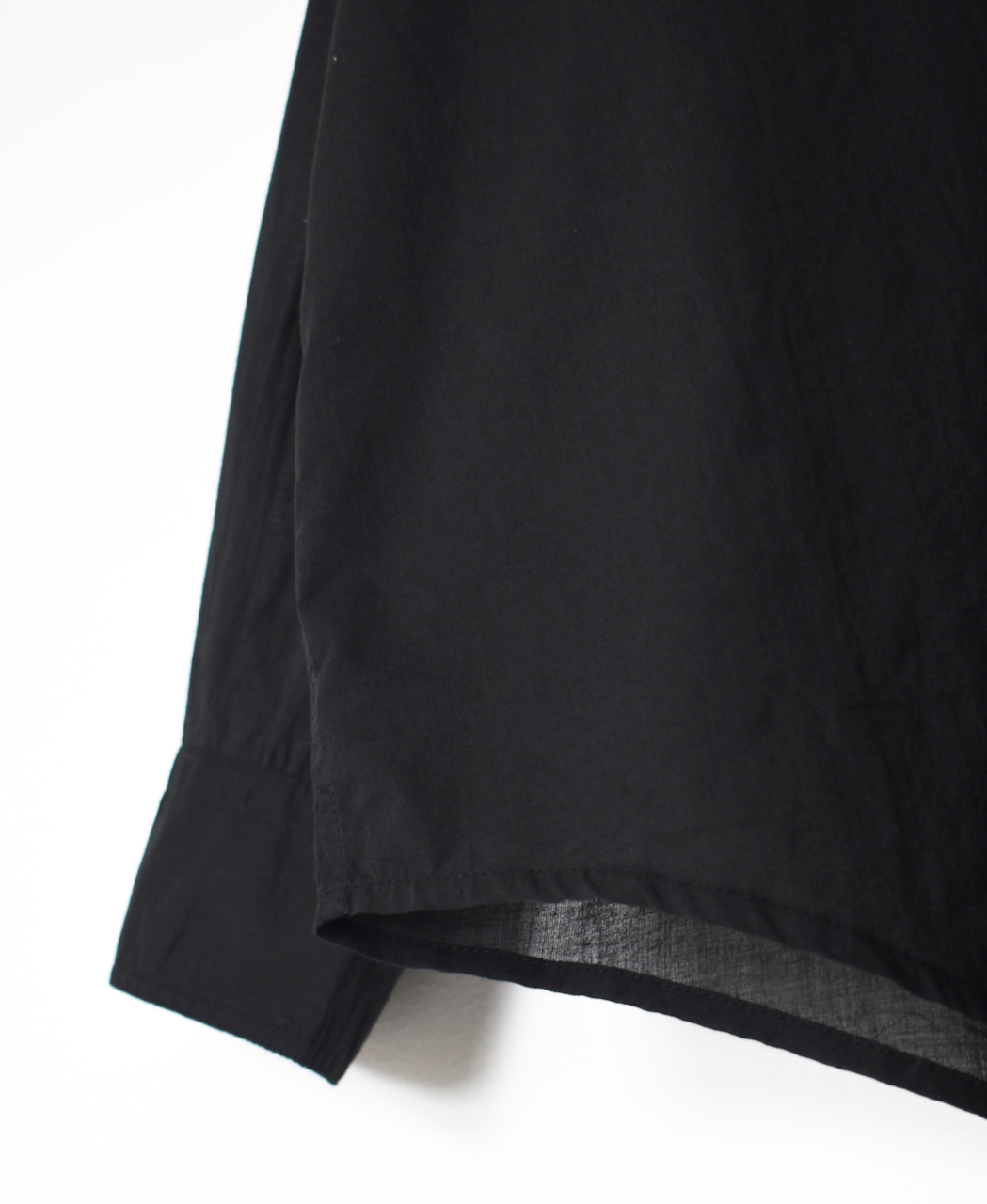 ●NVL2311CV (シャツ) 80s ORGANIC VOILE PLAIN CREW-NECK L/SL OVERSIZED SHIRT