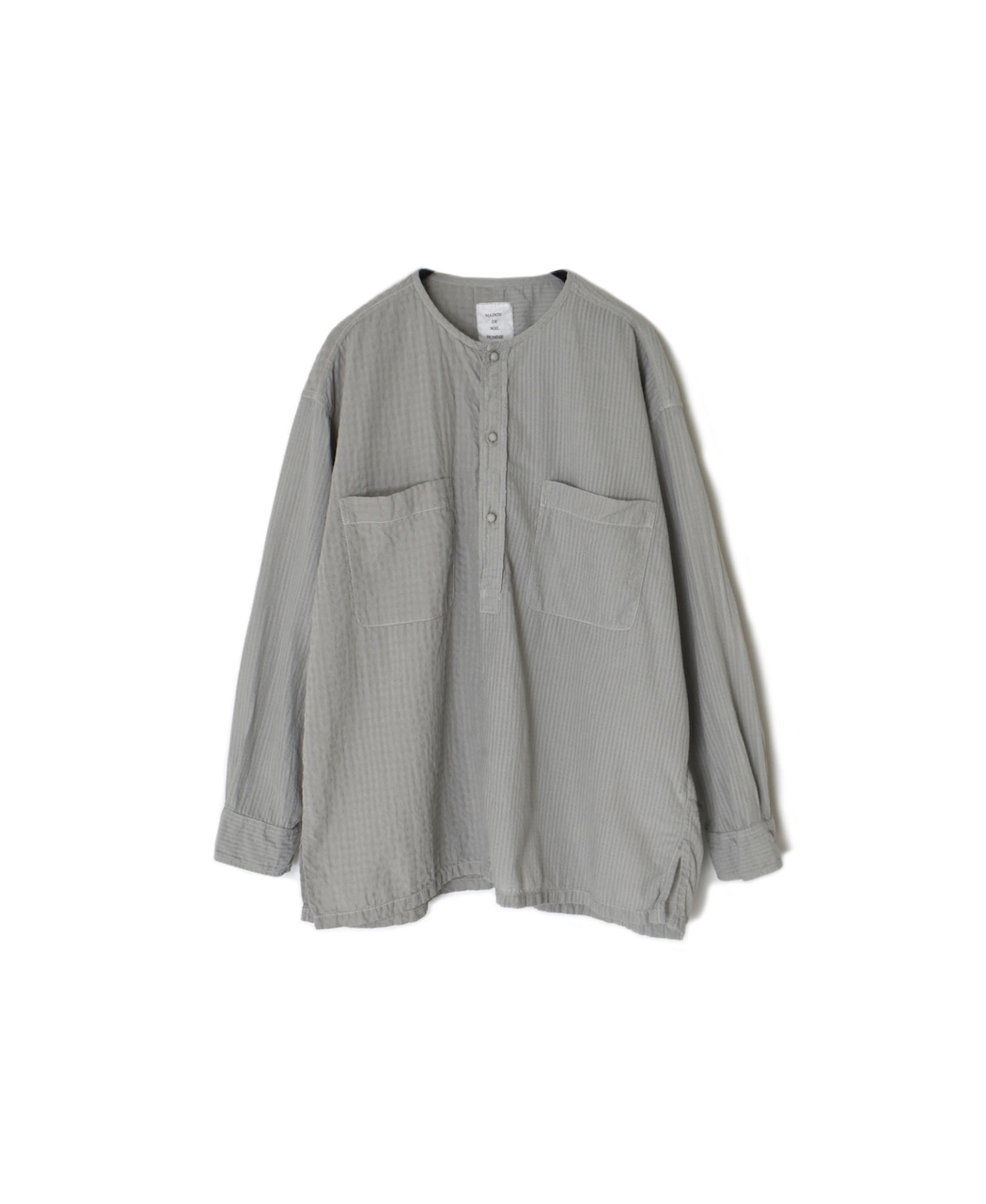 ●MDSH2601BD(シャツ) 80s ORGANIC COTTON(BIG CHECK×SMALL CHECK)OVERDYE(BALL BUTTON) PULLOVER SHIRT