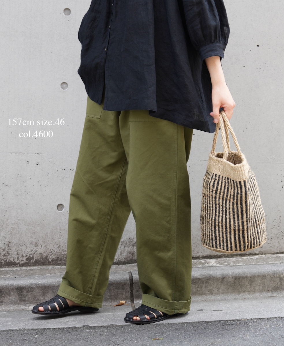 ●GNHT2451CL(パンツ) COTTON/LINEN KERSEY BAKER PANTS
