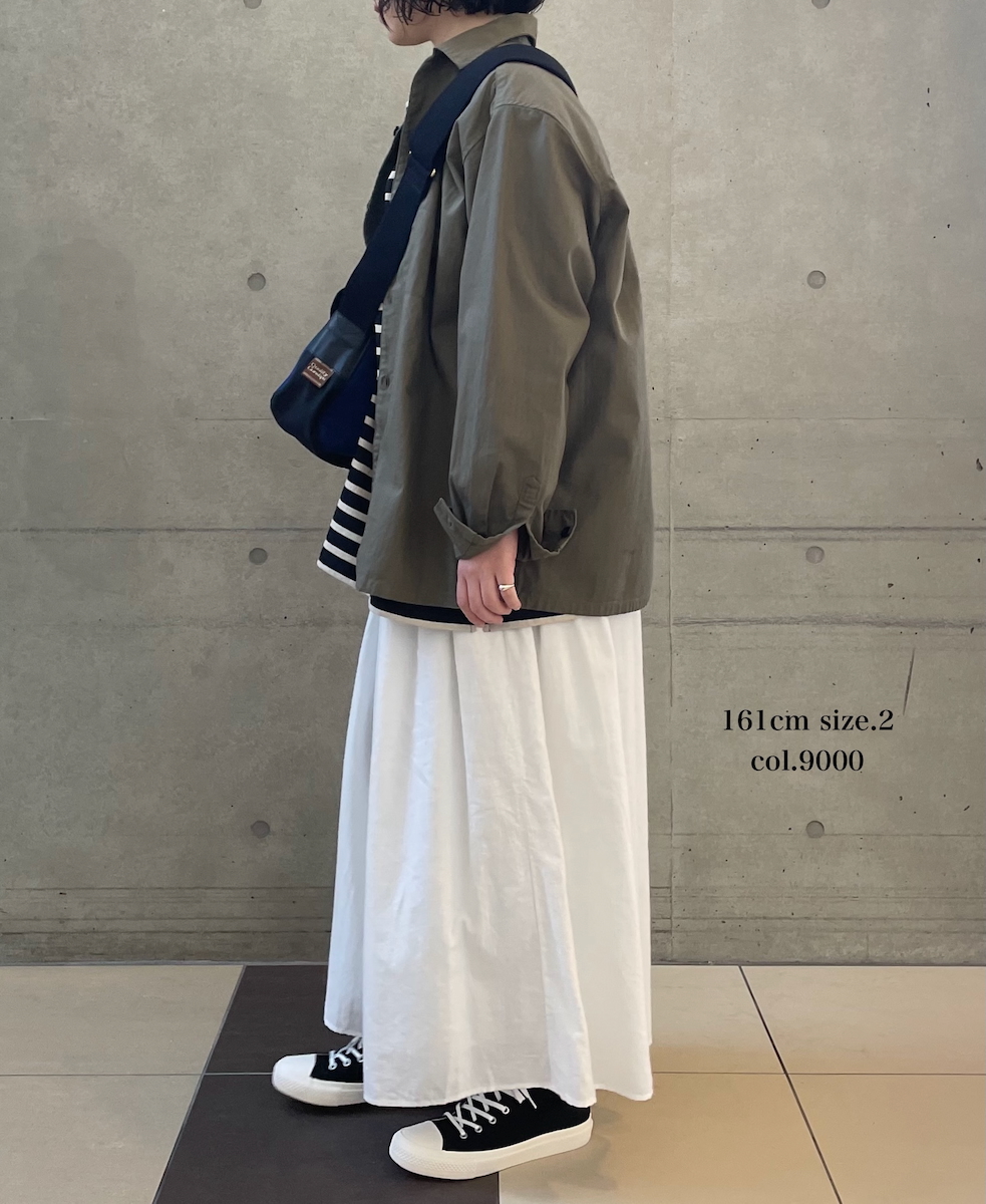 INMDS25702W(パンツ) TWILL COTTON KHADI PLAIN(WASH) GATHERED CULOTTES