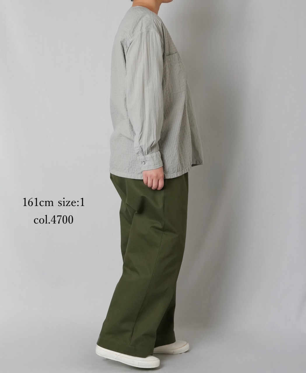 ●GMDSH2601(パンツ) VINTAGE FRENCH DRILL ONE-TUCK TROUSERS
