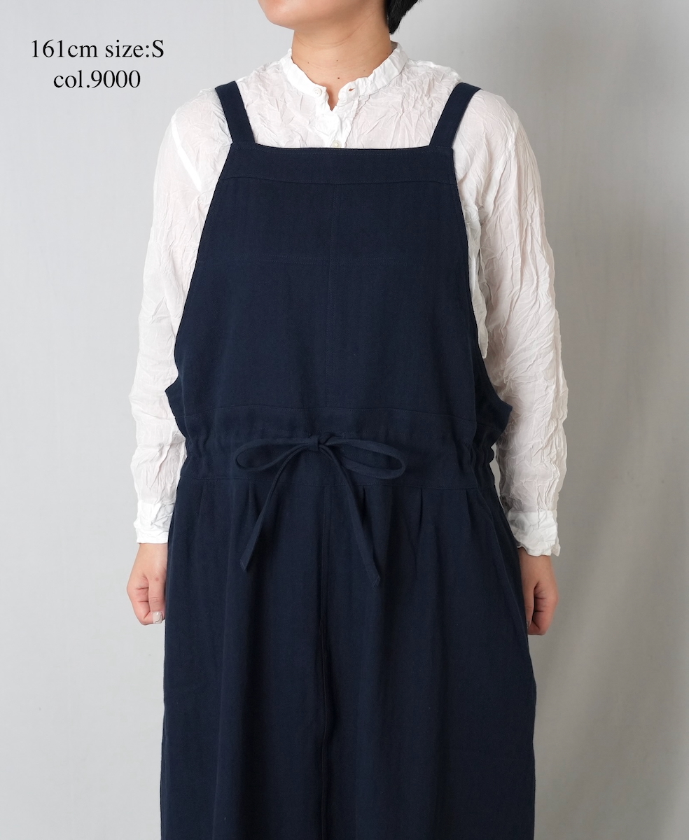 ●NVL1951CVW (シャツ) 80'S ORGANIC VOILE PLAIN(WRINKLE) BANDED COLLAR L/SL OVERDIZED SHIRT