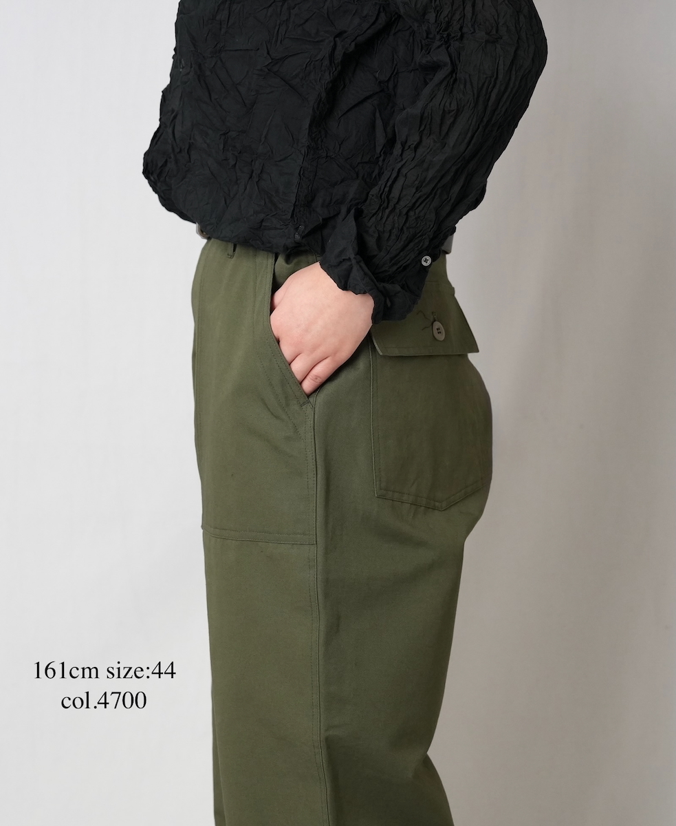 ●GNHT2451CL(パンツ) COTTON/LINEN KERSEY BAKER PANTS