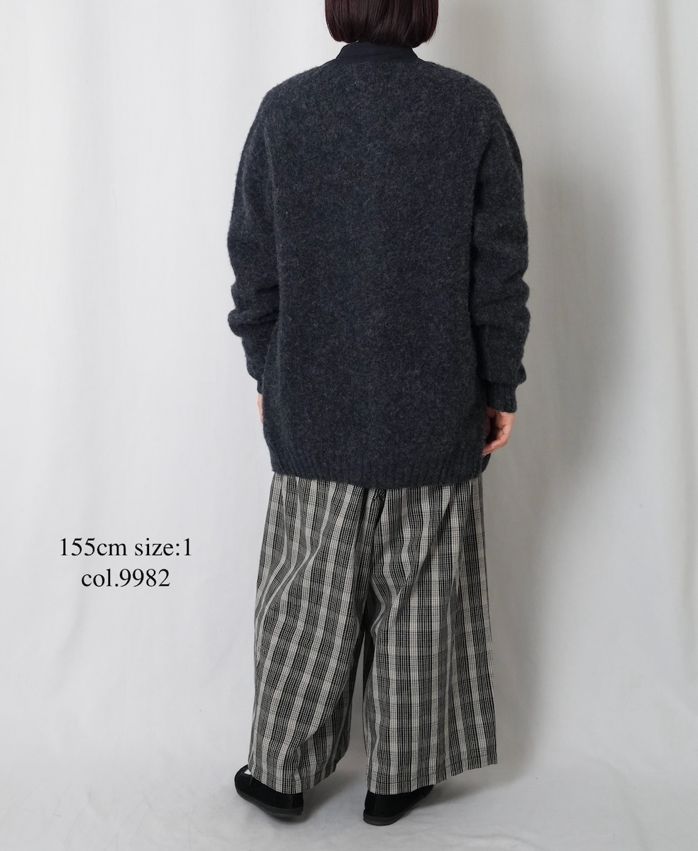 NMDS25595(パンツ) WOOL COTTON CHECK EASY PANTS