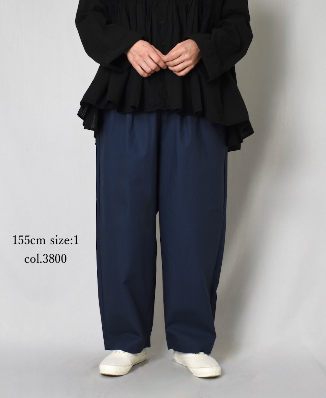 ●GNMDS2501CW(パンツ) COTTON DYED WEATHER 2TUCK TAPERED EASY PANTS