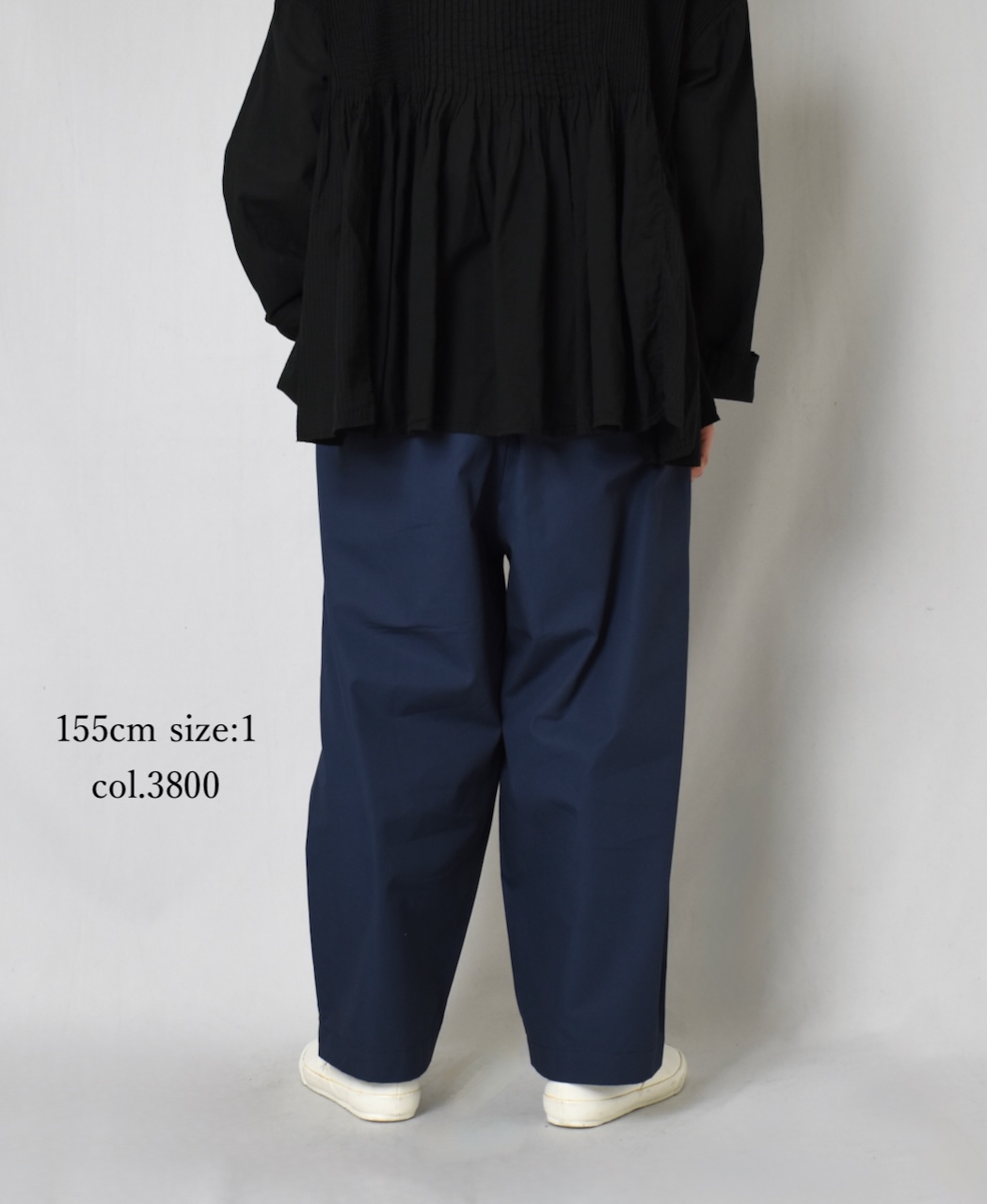 ●GNMDS2501CW(パンツ) COTTON DYED WEATHER 2TUCK TAPERED EASY PANTS