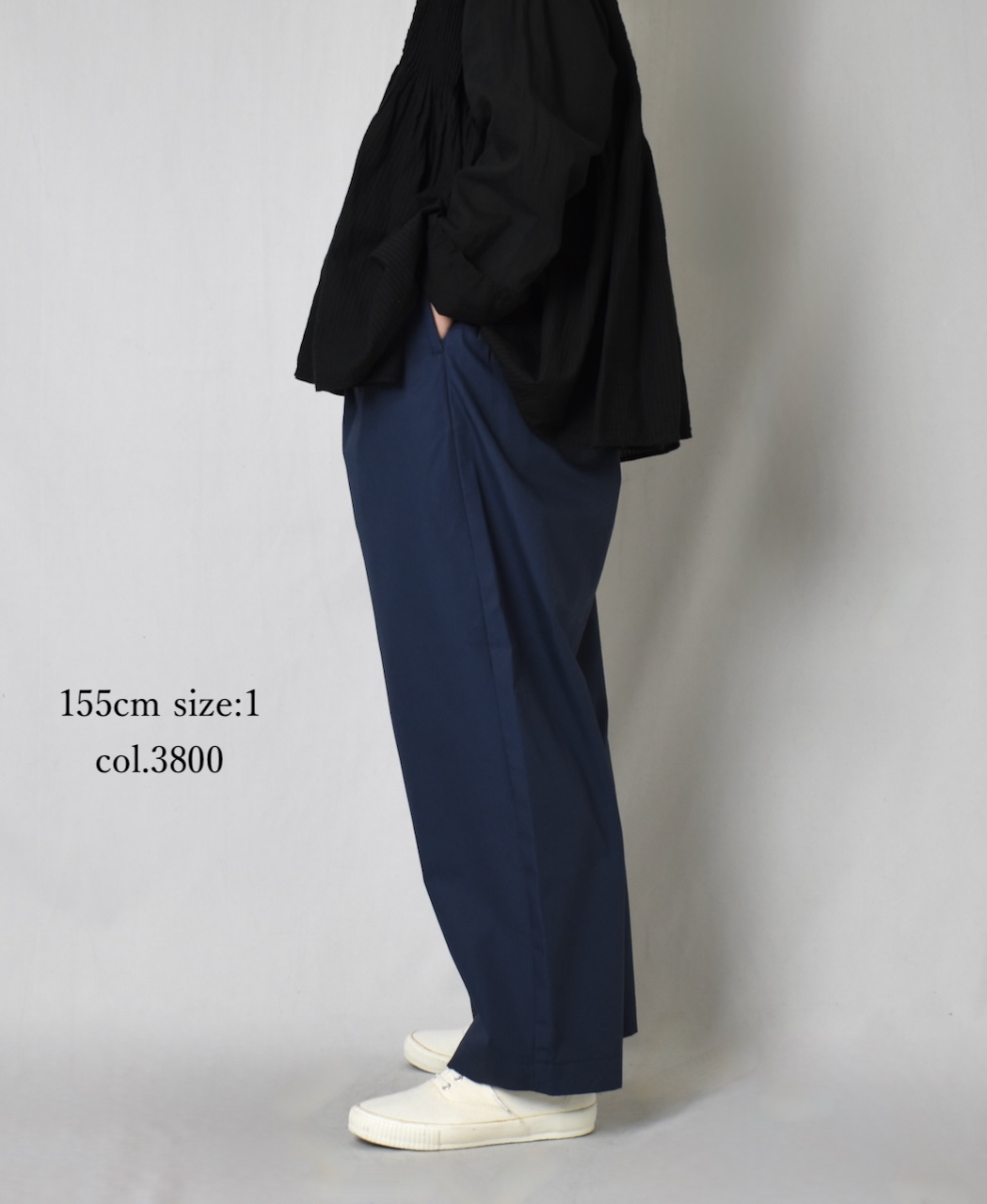 ●GNMDS2501CW(パンツ) COTTON DYED WEATHER 2TUCK TAPERED EASY PANTS