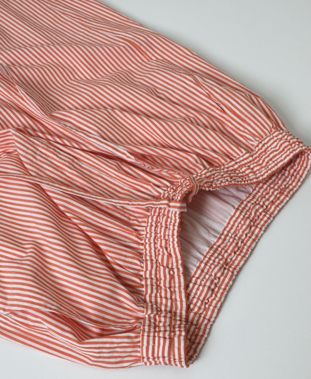 NVL2523(パンツ) POPLIN STRIPE EASY PANTS