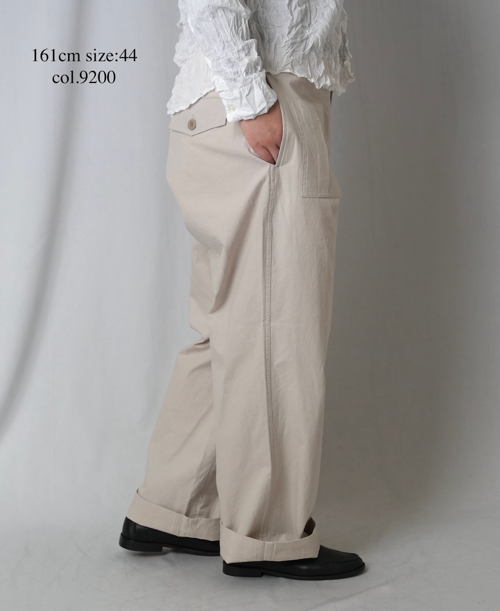 ●GNHT2601CLP(パンツ) COTTON/LINEN PLAIN WORK PANTS