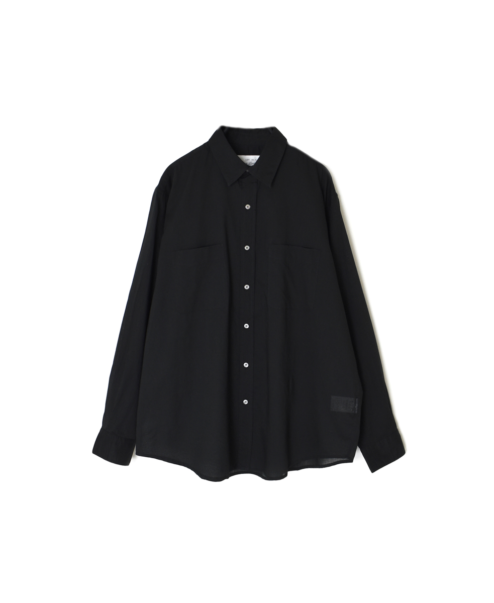 ●NVL1861CV (シャツ) 80s ORGANIC VOILE PLAIN REGULAR COLLAR L/SL OVERSIZED SHIRT