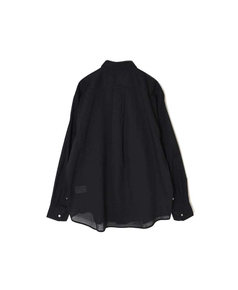●NVL1861CV (シャツ) 80s ORGANIC VOILE PLAIN REGULAR COLLAR L/SL OVERSIZED SHIRT