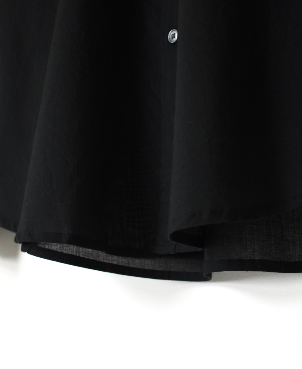 ●NVL1861CV (シャツ) 80s ORGANIC VOILE PLAIN REGULAR COLLAR L/SL OVERSIZED SHIRT