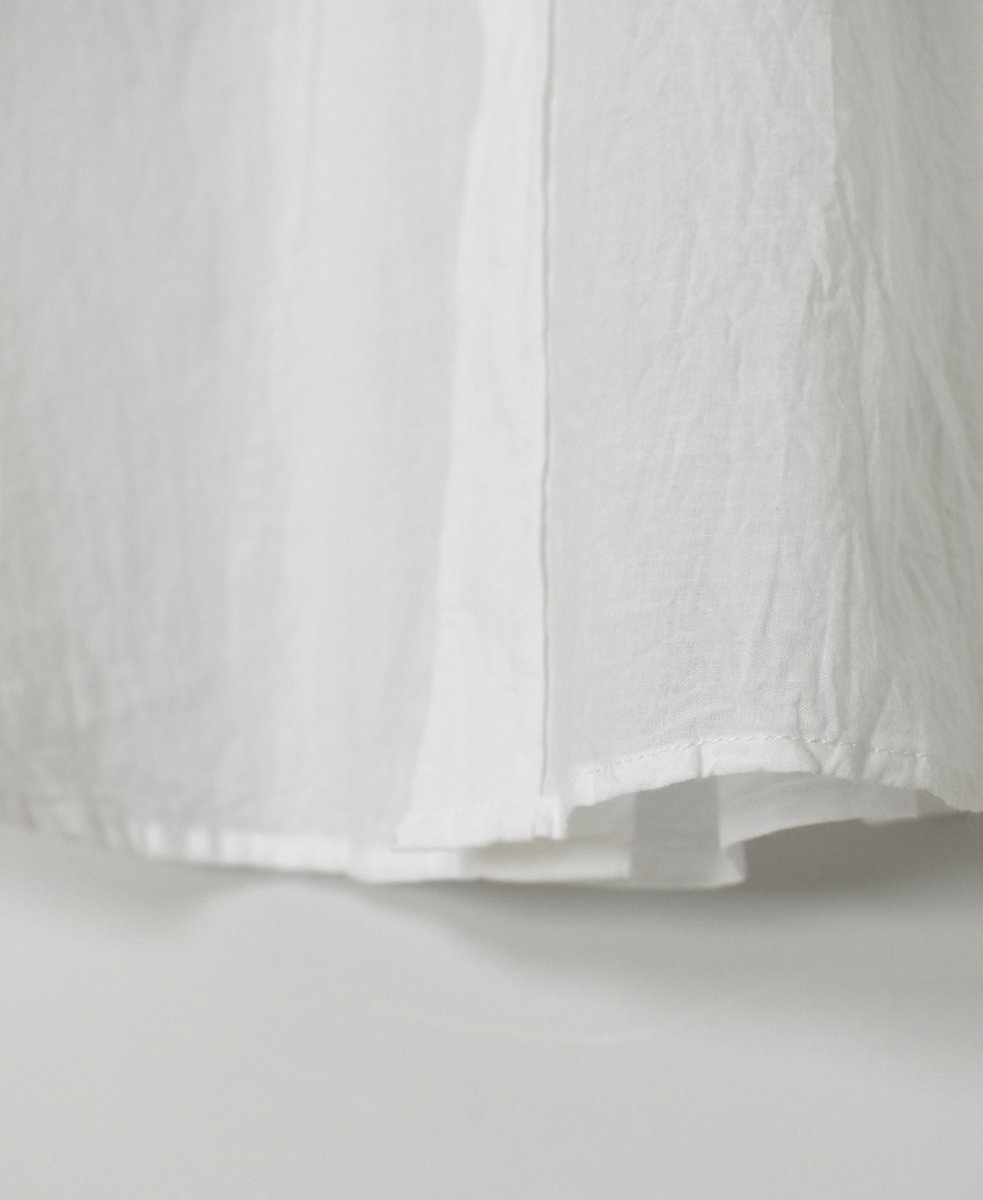 ●NVL1861CV (シャツ) 80s ORGANIC VOILE PLAIN REGULAR COLLAR L/SL OVERSIZED SHIRT