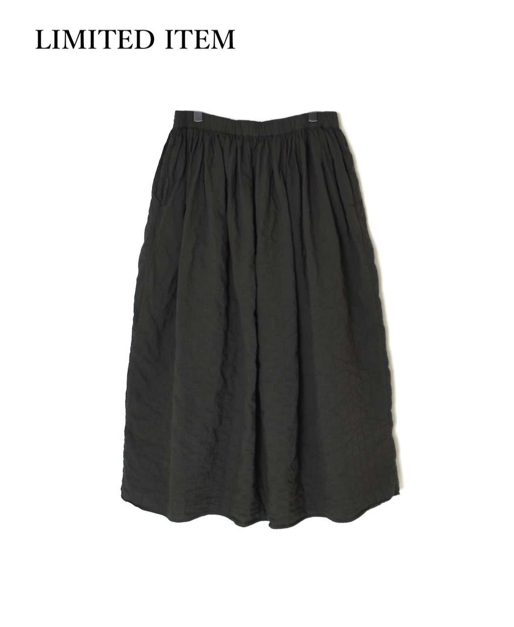 NMDS262139D(スカート) 60s STITCHED ORGANIC CAMBRIC GATHERED SKIRT WITH LINING