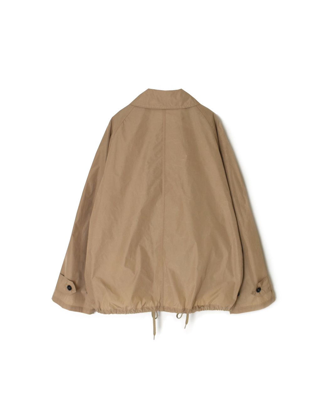 NHT2602PAI(コート) REYCLED NYLON BALMACAAN SHORT COAT WITH GUSSETED POCKET