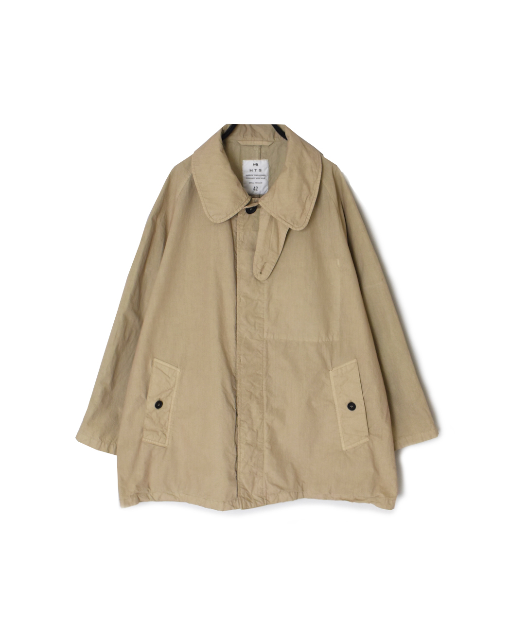 NHT2352TC (コート) LIGHT WEIGHT COTTON OVERDYE BALMACAAN SHORT COAT