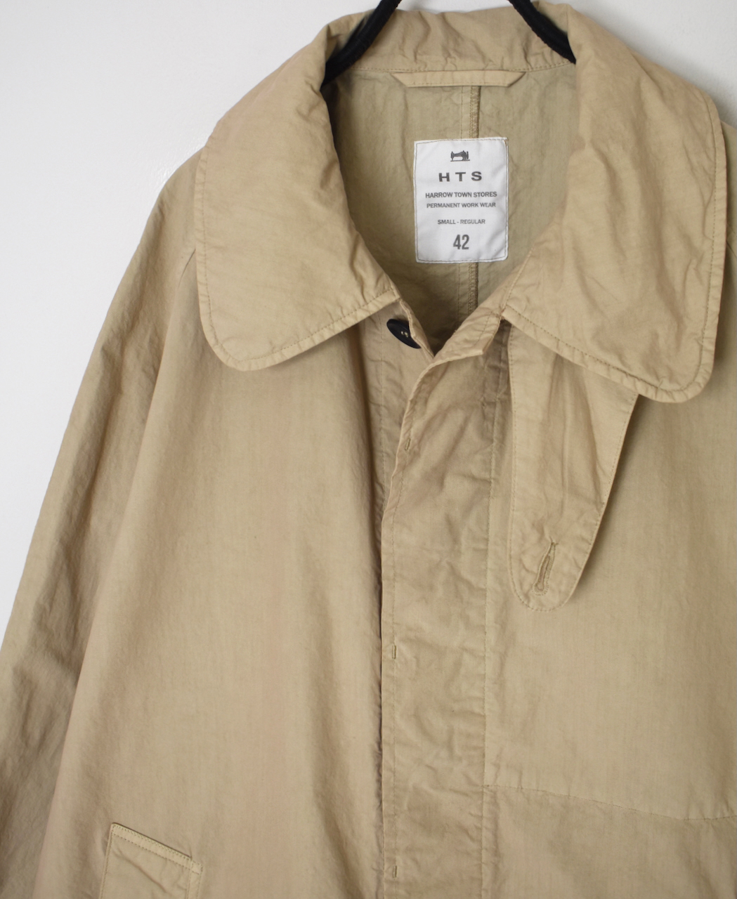 NHT2352TC (コート) LIGHT WEIGHT COTTON OVERDYE BALMACAAN SHORT COAT