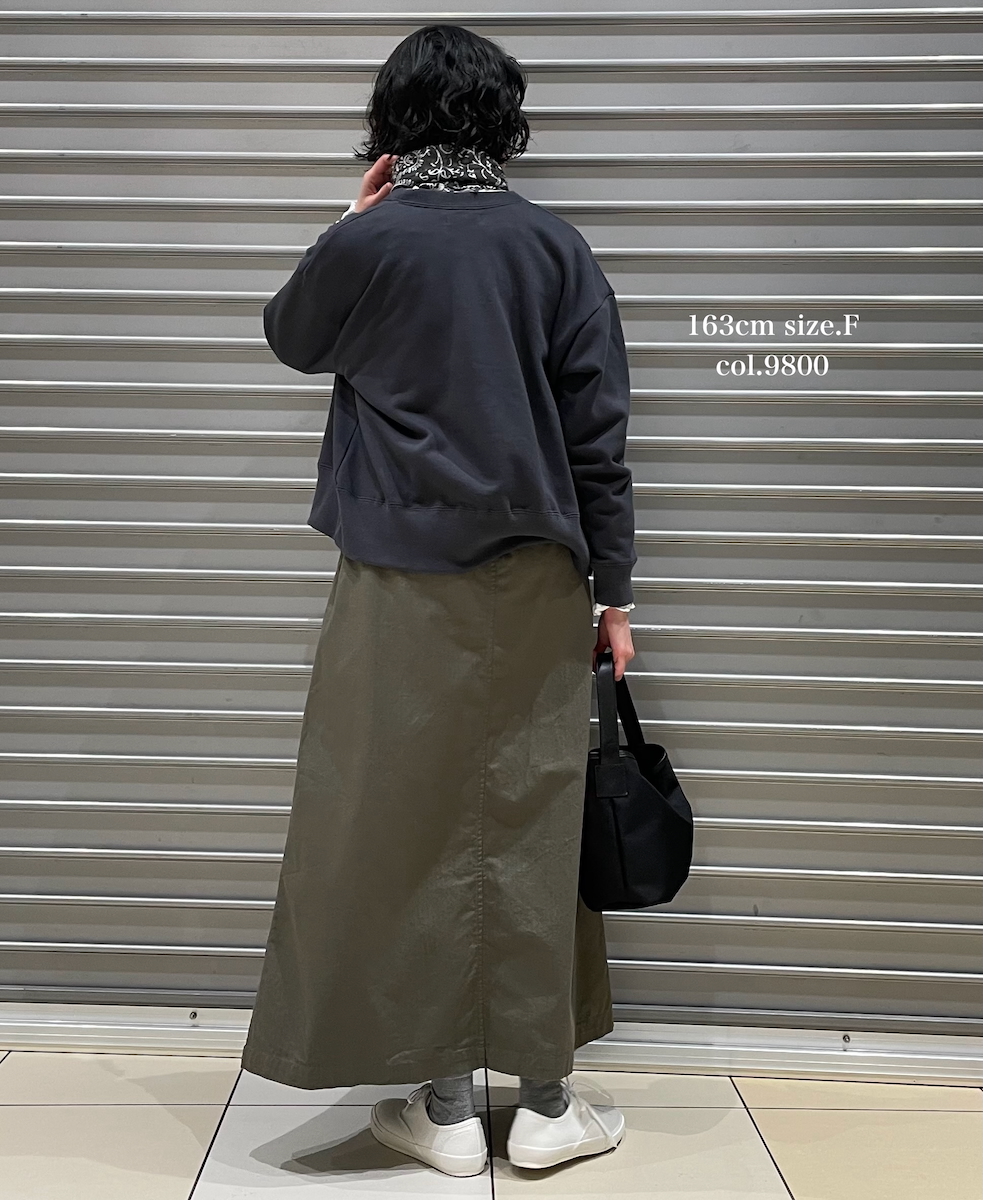  GNSL25542(カーディガン) COMBED COTTON FRENCH TERRY V-NECK 1BUTTON CARDIGAN