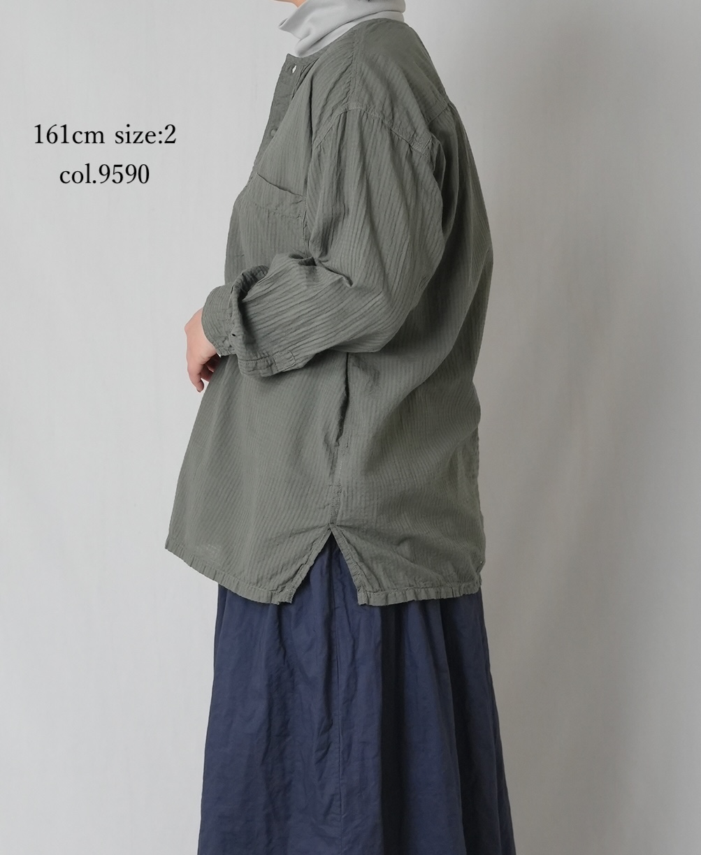 ●MDSH2601BD(シャツ) 80s ORGANIC COTTON(BIG CHECK×SMALL CHECK)OVERDYE(BALL BUTTON) PULLOVER SHIRT