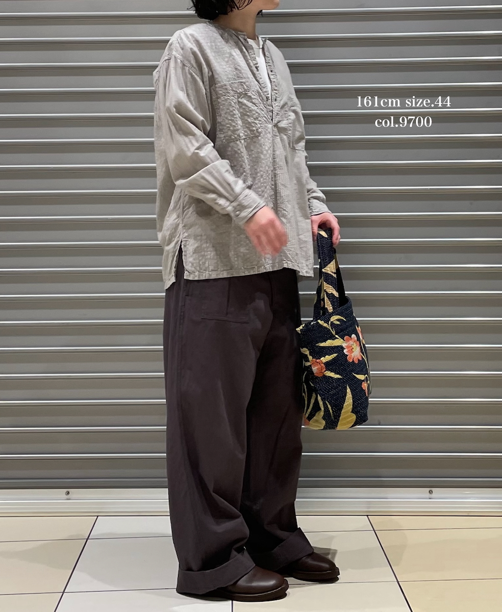 ●MDSH2601BD(シャツ) 80s ORGANIC COTTON(BIG CHECK×SMALL CHECK)OVERDYE(BALL BUTTON) PULLOVER SHIRT