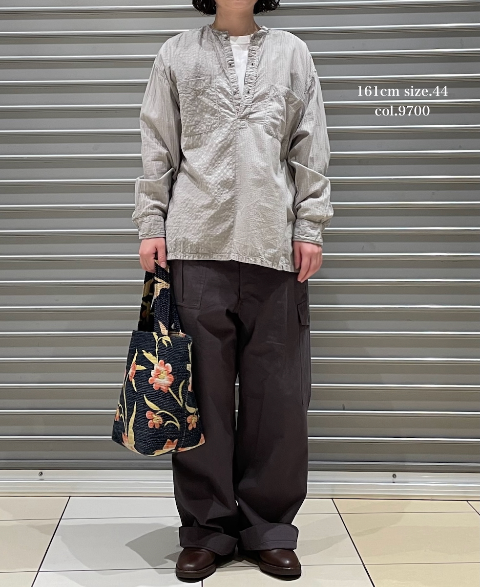 ●MDSH2601BD(シャツ) 80s ORGANIC COTTON(BIG CHECK×SMALL CHECK)OVERDYE(BALL BUTTON) PULLOVER SHIRT