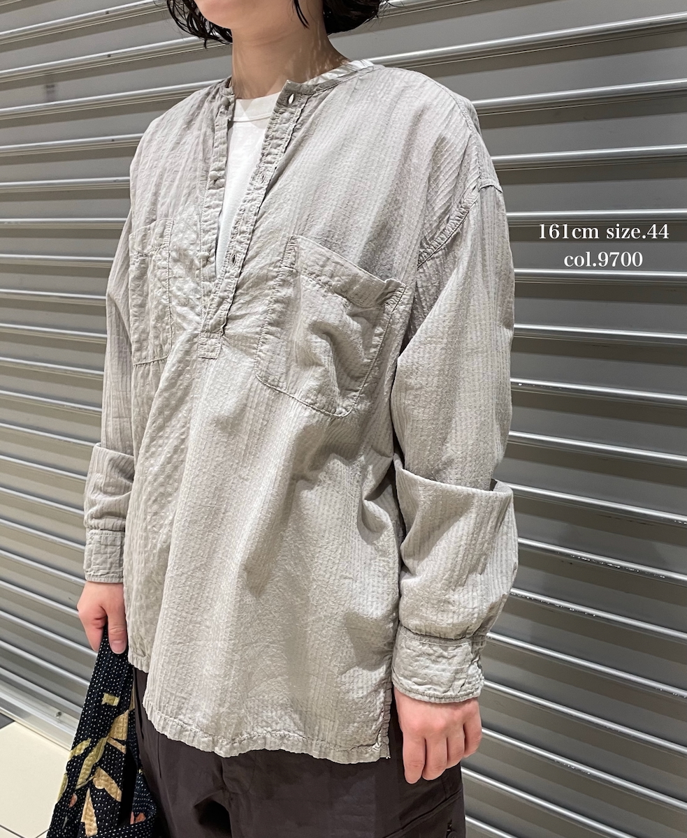 ●MDSH2601BD(シャツ) 80s ORGANIC COTTON(BIG CHECK×SMALL CHECK)OVERDYE(BALL BUTTON) PULLOVER SHIRT