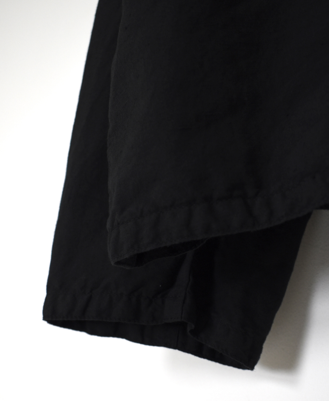 ISNAM2601D(ジャケット) LINEN COTTON PLAIN OVERDYE ROUND COLLAR DOUBLE JACKET