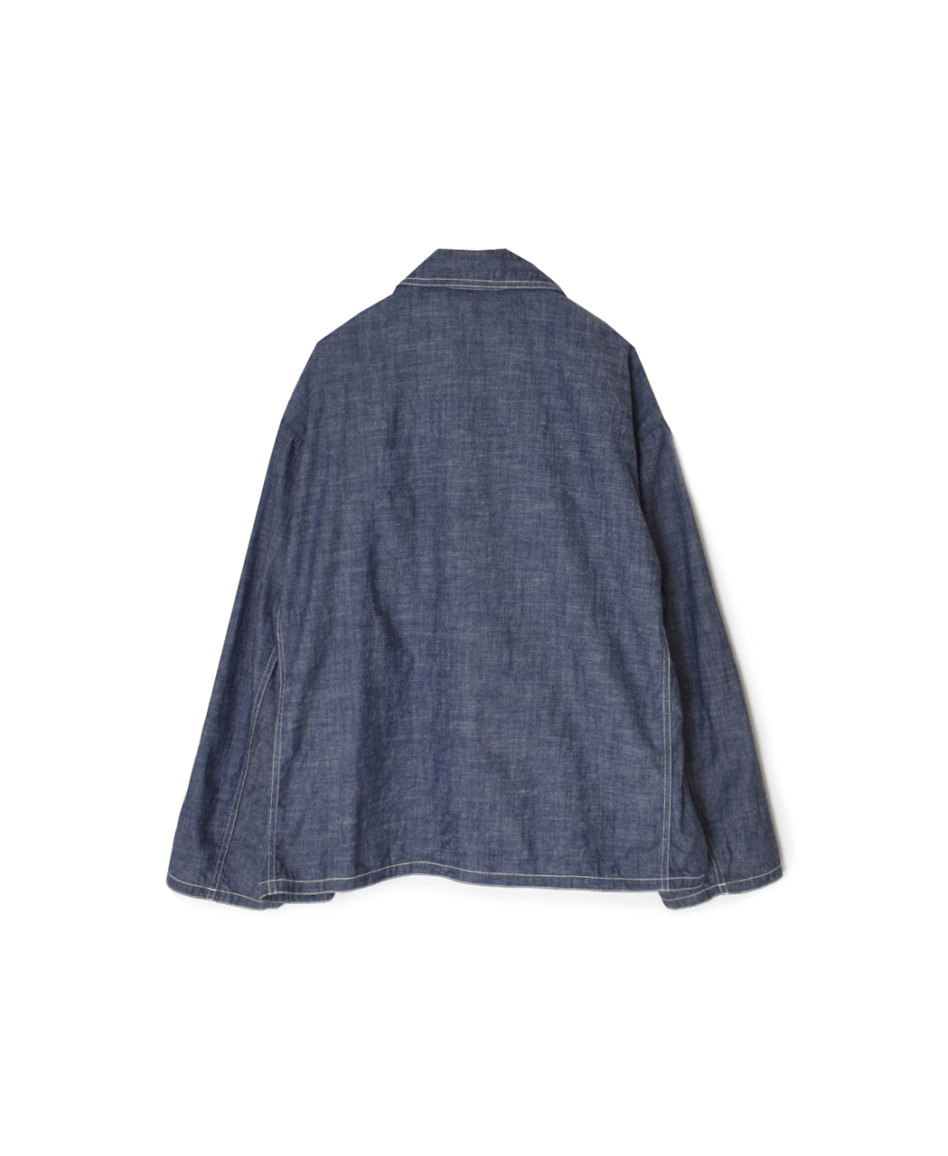 ISNAM2601CB(ジャケット) NAVY(INDIGO) CHAMBRAY ROUND COLLAR DOUBLE JACKET