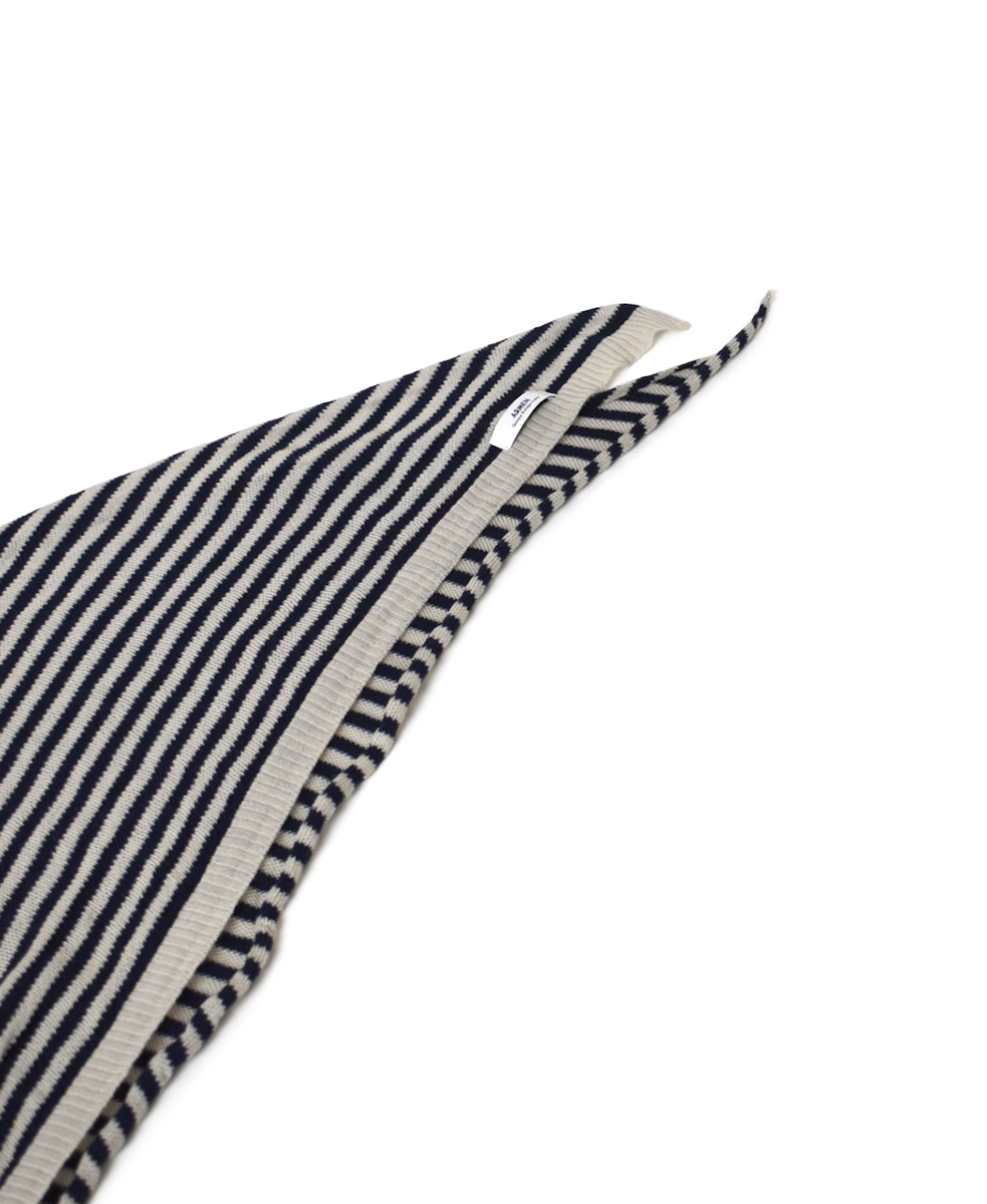 CLNAM2402S(スカーフ) COTTON STRIPE TRIANGLE SCARF