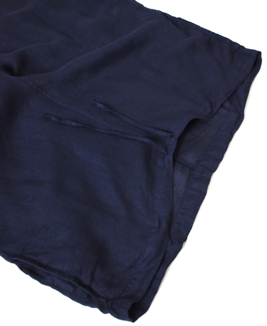 LNHT1713L (パンツ) LINEN PLAIN OVERDYE EASY PANTS