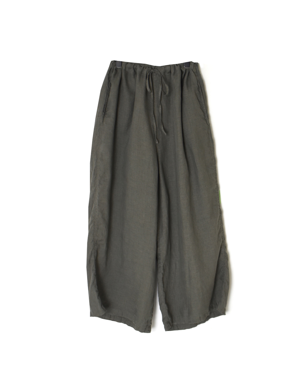 LNHT1713L (パンツ) LINEN PLAIN OVERDYE EASY PANTS
