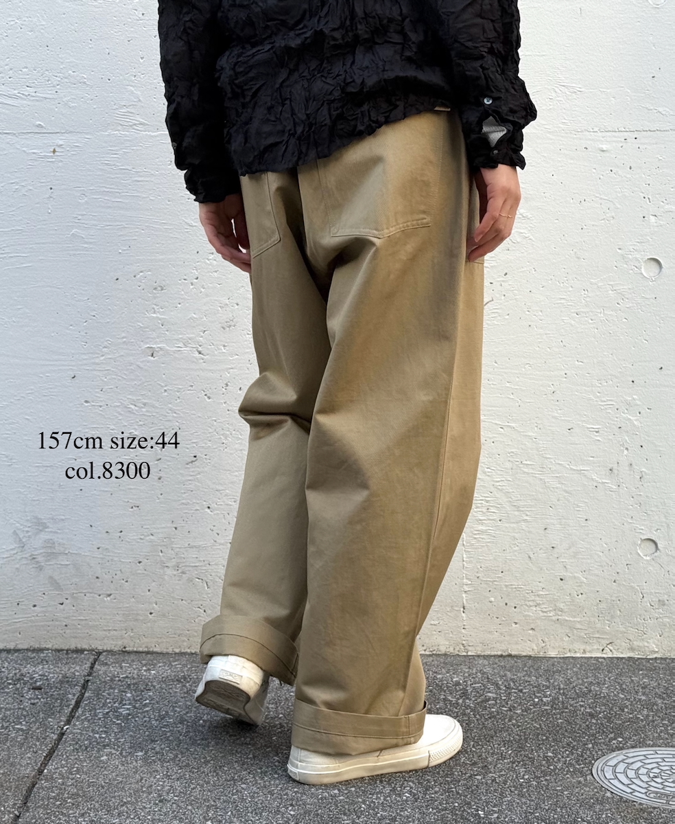●GNHT2451CL(パンツ) COTTON/LINEN KERSEY BAKER PANTS