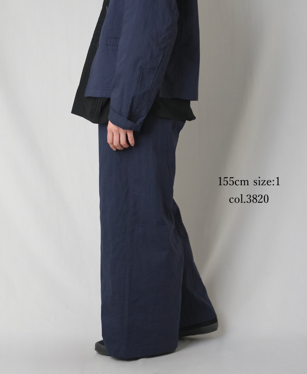 NMDS26212(パンツ) 60s STITCHED ORGANIC CAMBRIC WIDE PANTS