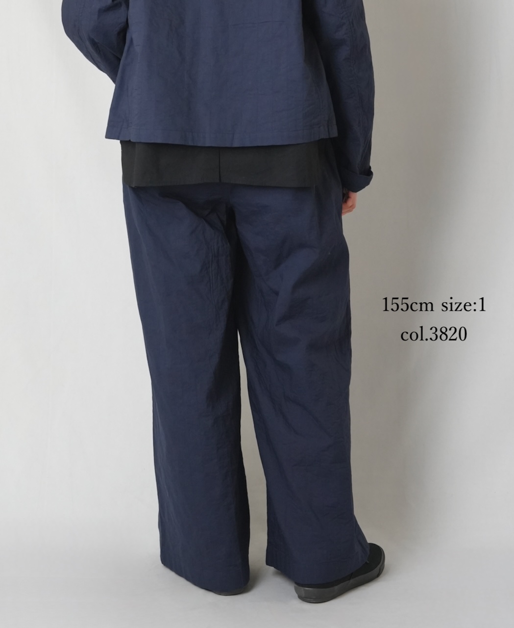 NMDS26212(パンツ) 60s STITCHED ORGANIC CAMBRIC WIDE PANTS