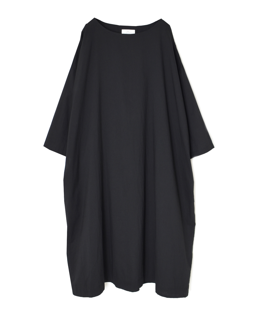 NSL26003(ワンピース) 60s CAMBRIC PLAIN CREW-NECK BACK SIDE GATHERED DRESS WITH LINING