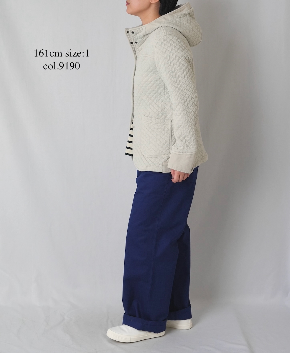 NAM0555P(ジャケット) COTTON QUILT HOODED JACKET