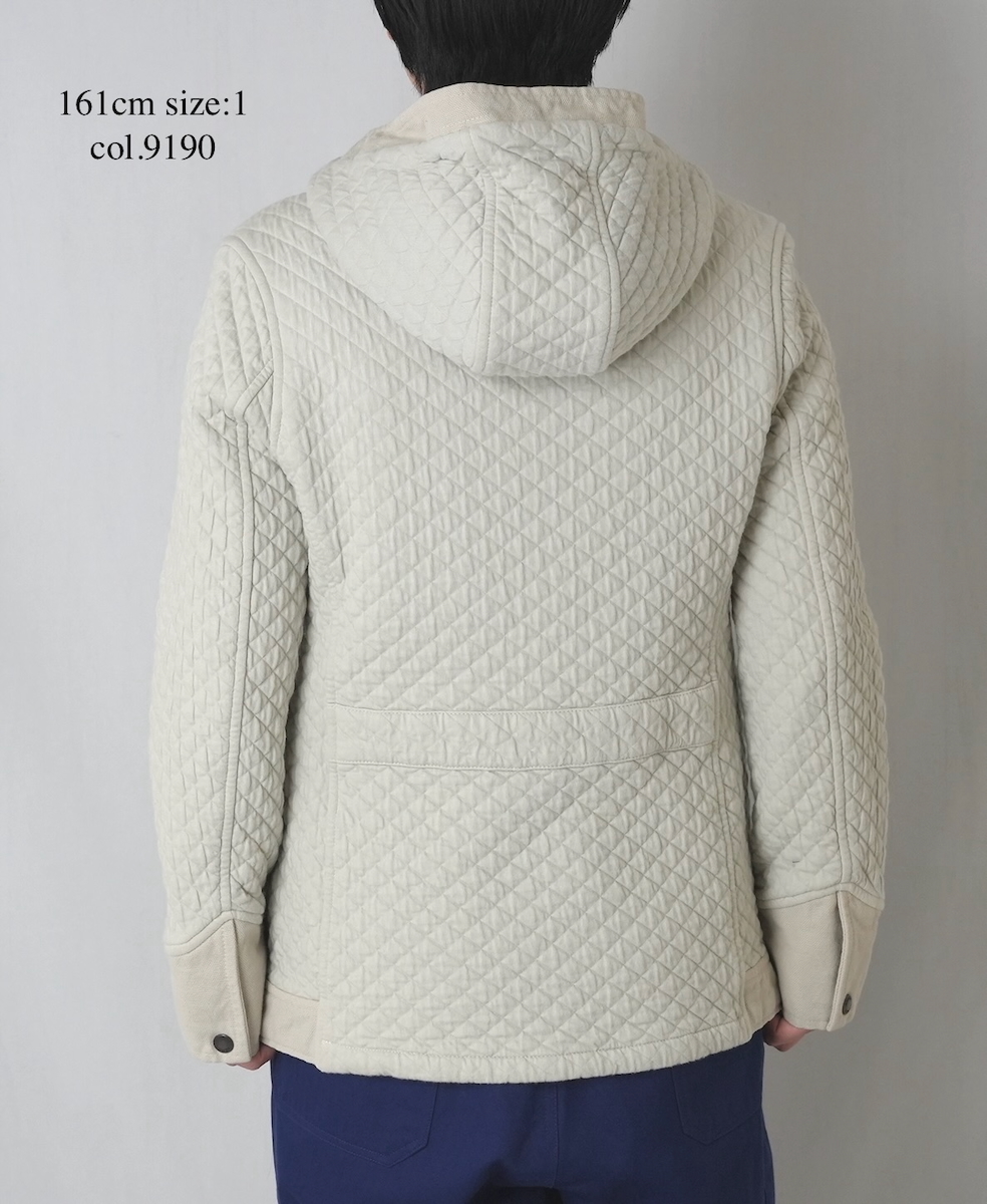 NAM0555P(ジャケット) COTTON QUILT HOODED JACKET