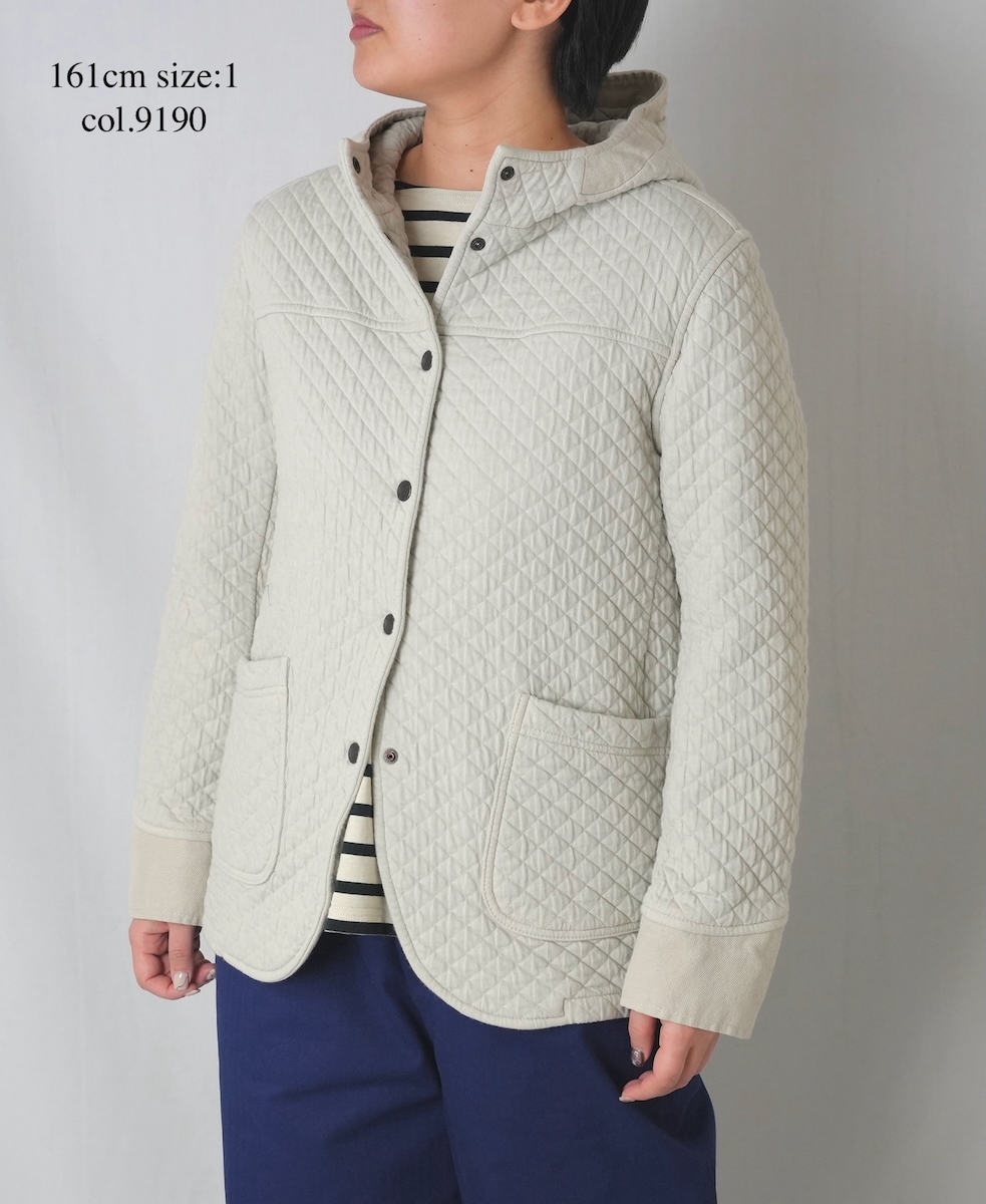 NAM0555P(ジャケット) COTTON QUILT HOODED JACKET