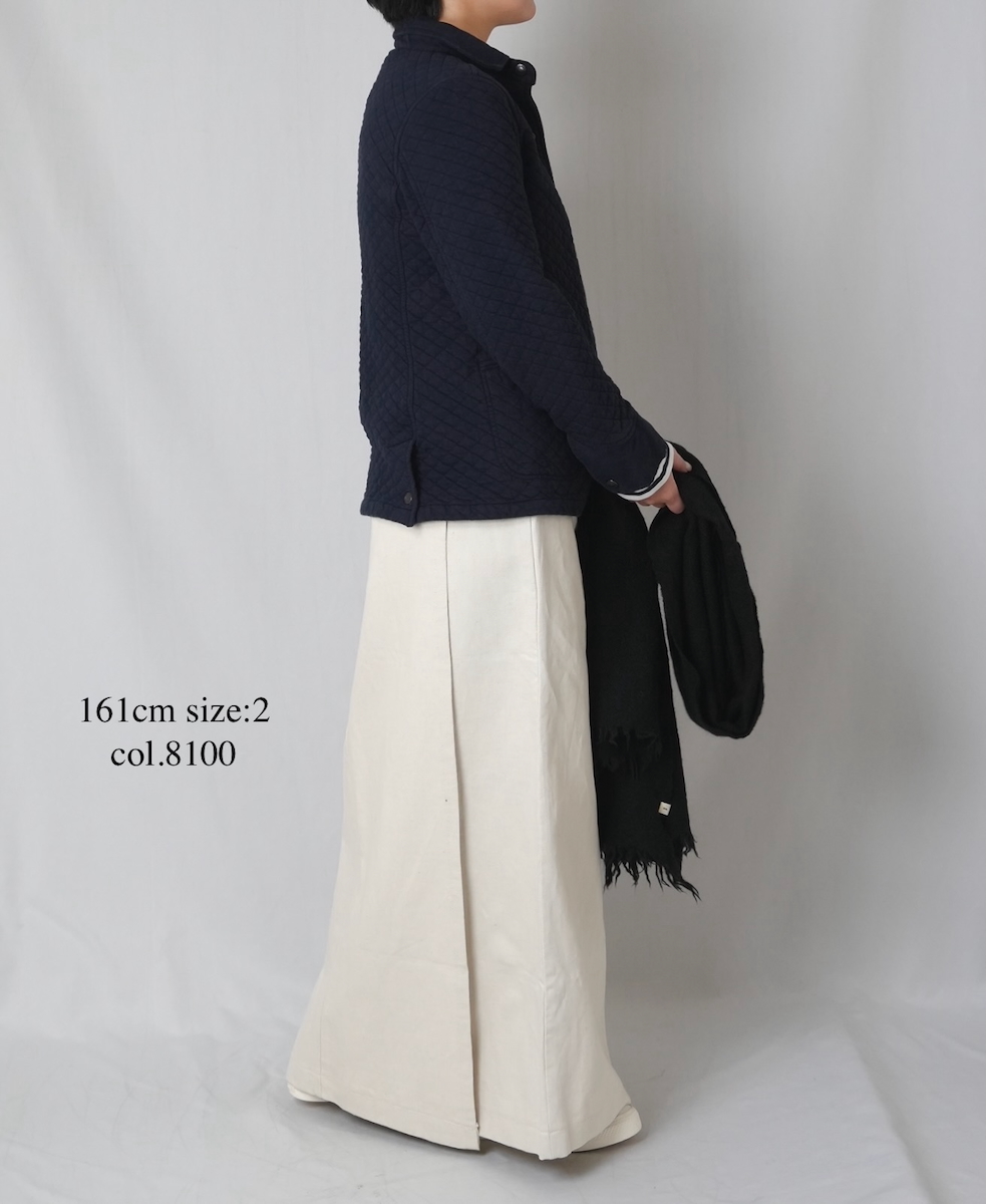 GNAM2363 (スカート) 9.5oz COTTON / LINEN DENIM LONG WRAP SKIRT