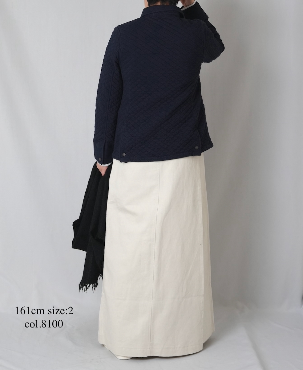 GNAM2363 (スカート) 9.5oz COTTON / LINEN DENIM LONG WRAP SKIRT