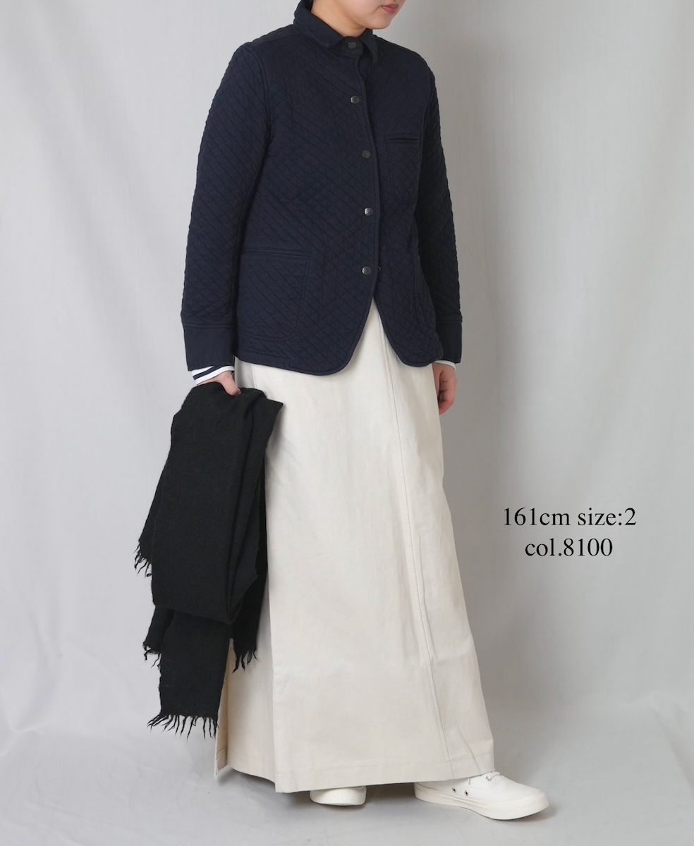 GNAM2363 (スカート) 9.5oz COTTON / LINEN DENIM LONG WRAP SKIRT