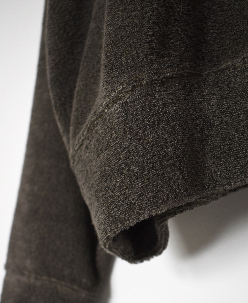 GNSL26031(カーディガン) LINEN POLYESTER PILE V-NECK 1BUTTON CARDIGAN