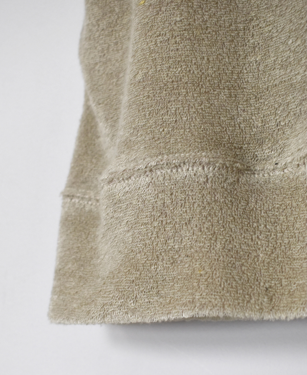 GNSL26031(カーディガン) LINEN POLYESTER PILE V-NECK 1BUTTON CARDIGAN