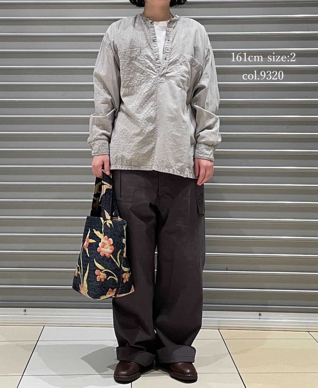 MDSH2601BD(シャツ) 80s ORGANIC COTTON(BIG CHECK×SMALL CHECK)OVERDYE(BALL BUTTON) PULLOVER SHIRT