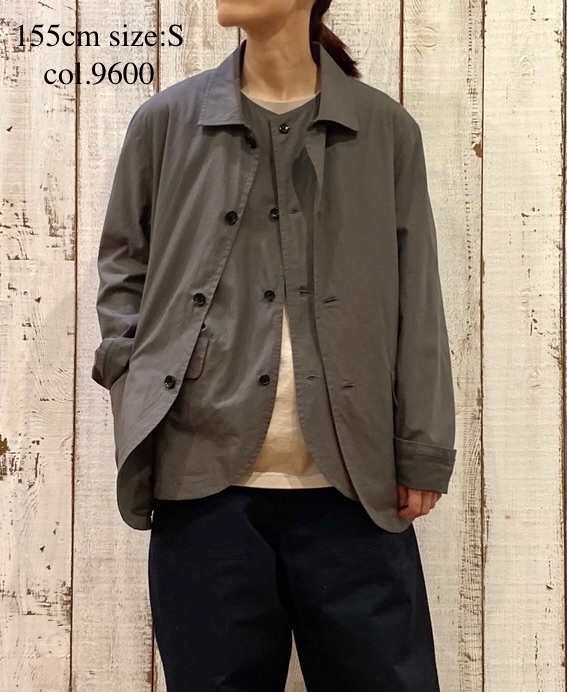 NVL2501CP(ジャケット) 40s ORGANIC POPLIN SIDE VENTS REGULAR COLLAR JACKET