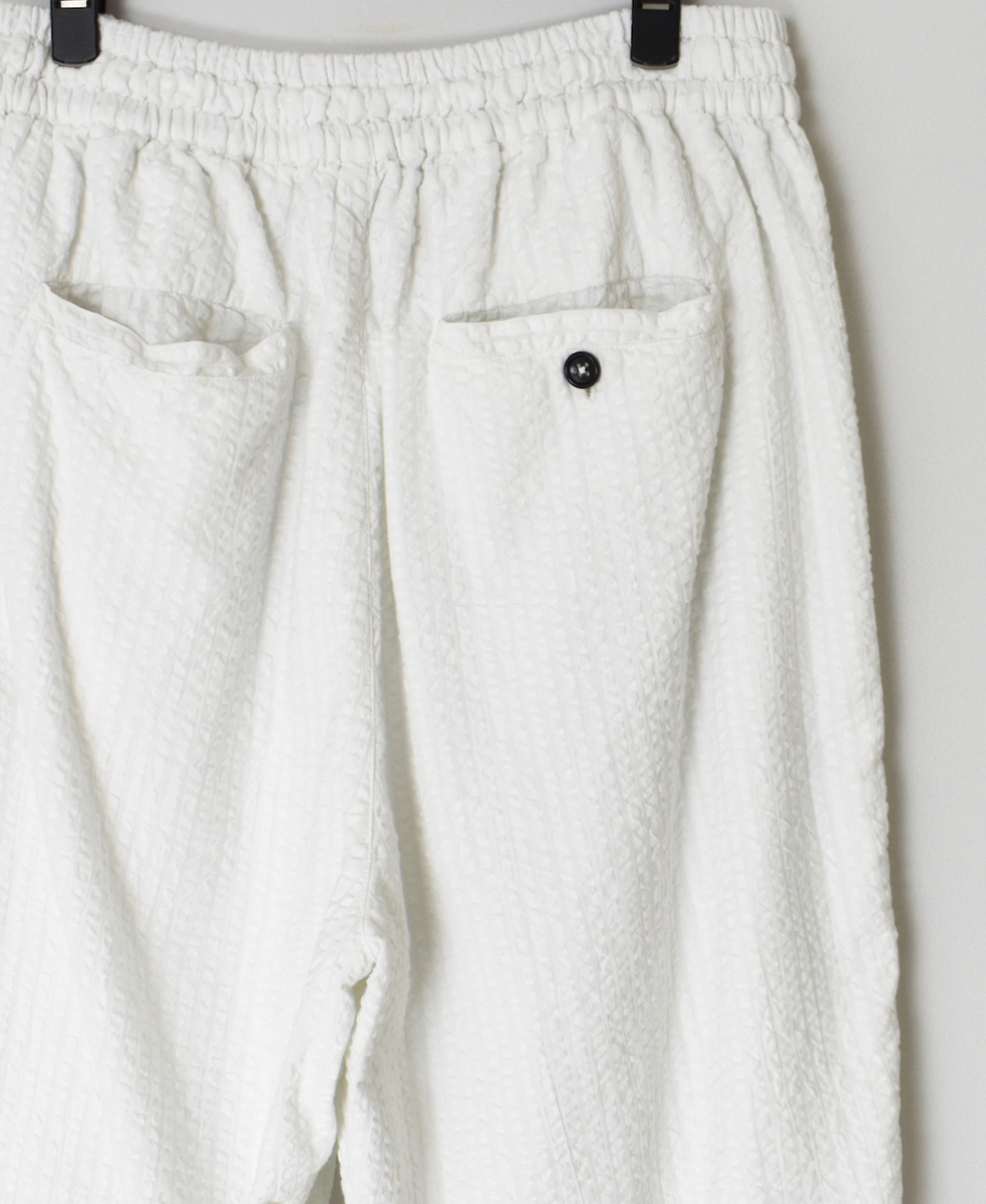 NVL2503SPD(パンツ) SEERSUCKER PLAIN OVERDYE EASY PANTS