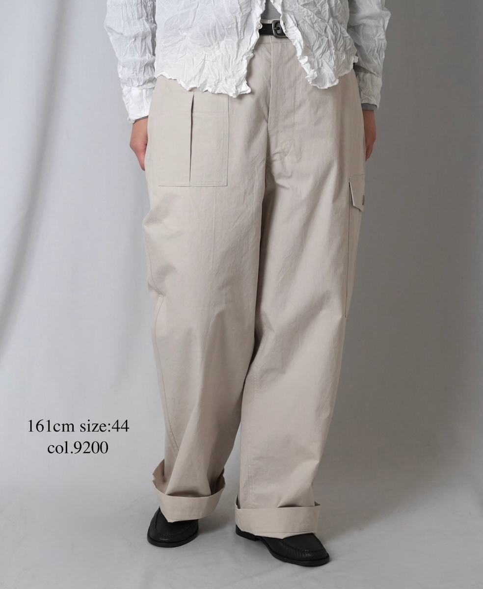GNHT2601CLP(パンツ) COTTON/LINEN PLAIN WORK PANTS